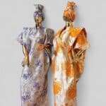 MIMIA(SET OF 2) BROCADE KAFTAN